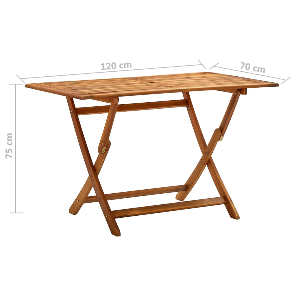 Tuintafel Inklapbaar Massief Acaciahout