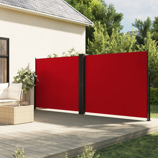 Windscherm Uittrekbaar 180X1200 Cm Rood