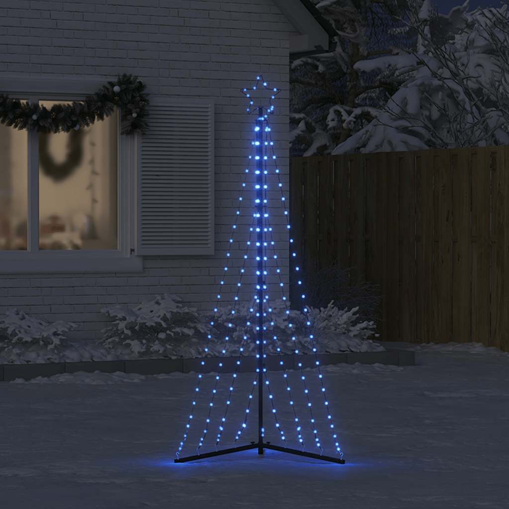 Kerstboomverlichting 339 Blauwe Led's 187 Cm