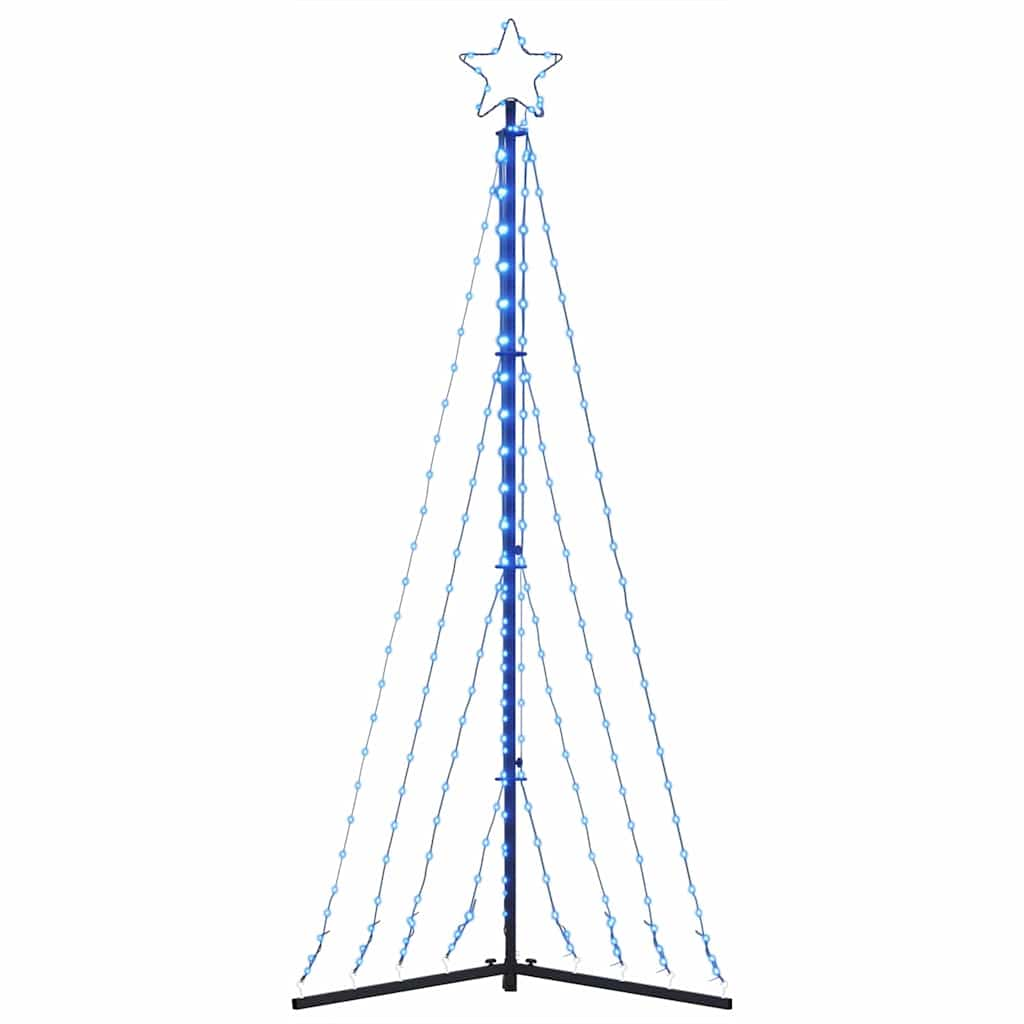 Kerstboomverlichting 339 Blauwe Led's 187 Cm