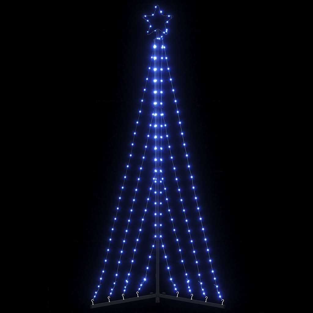 Kerstboomverlichting 339 Blauwe Led's 187 Cm