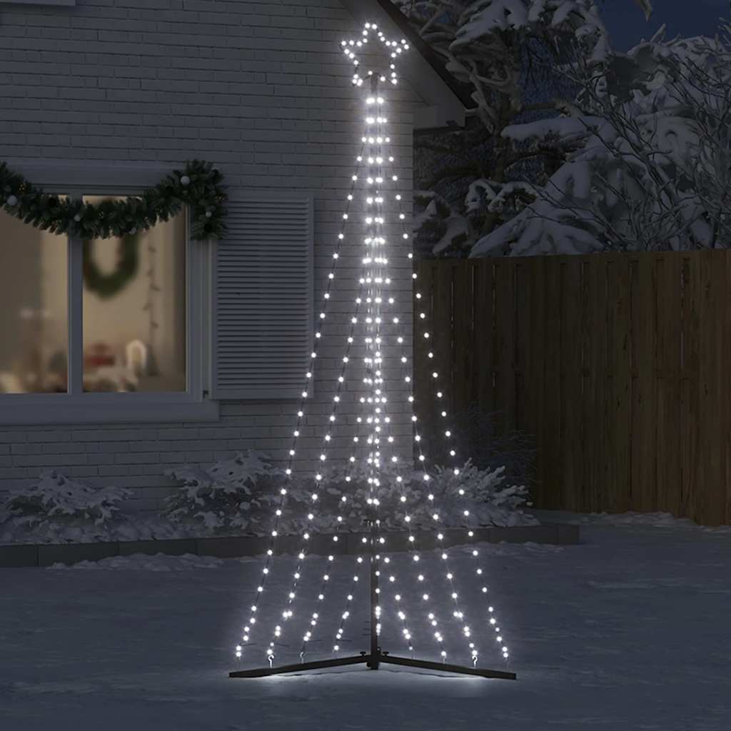 Kerstboomverlichting 447 Koudwitte Led's 249 Cm