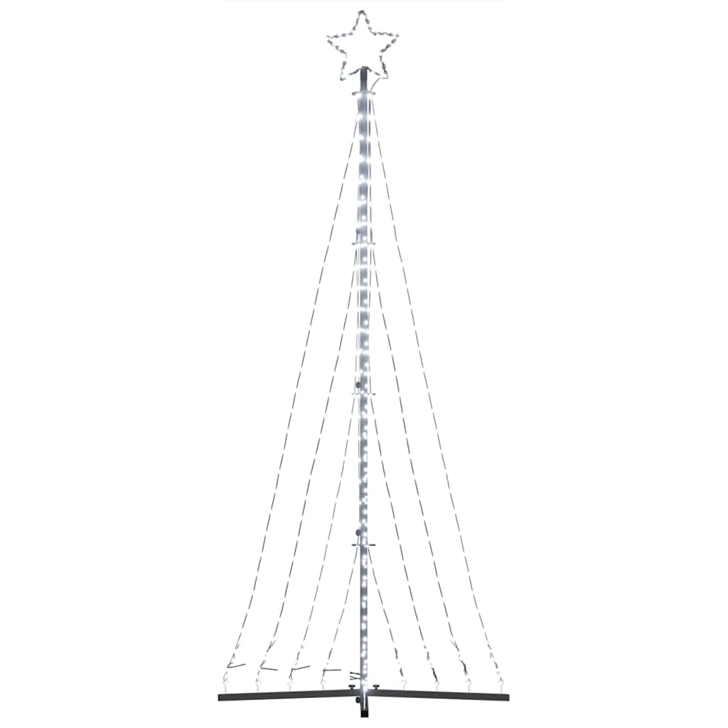 Kerstboomverlichting 447 Koudwitte Led's 249 Cm