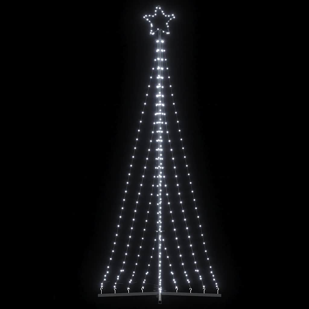 Kerstboomverlichting 447 Koudwitte Led's 249 Cm