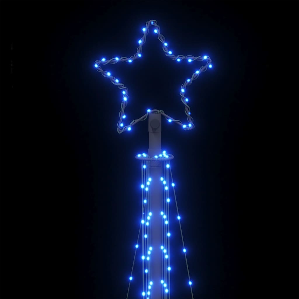 Kerstboomverlichting 495 Blauwe Led's 300,5 Cm