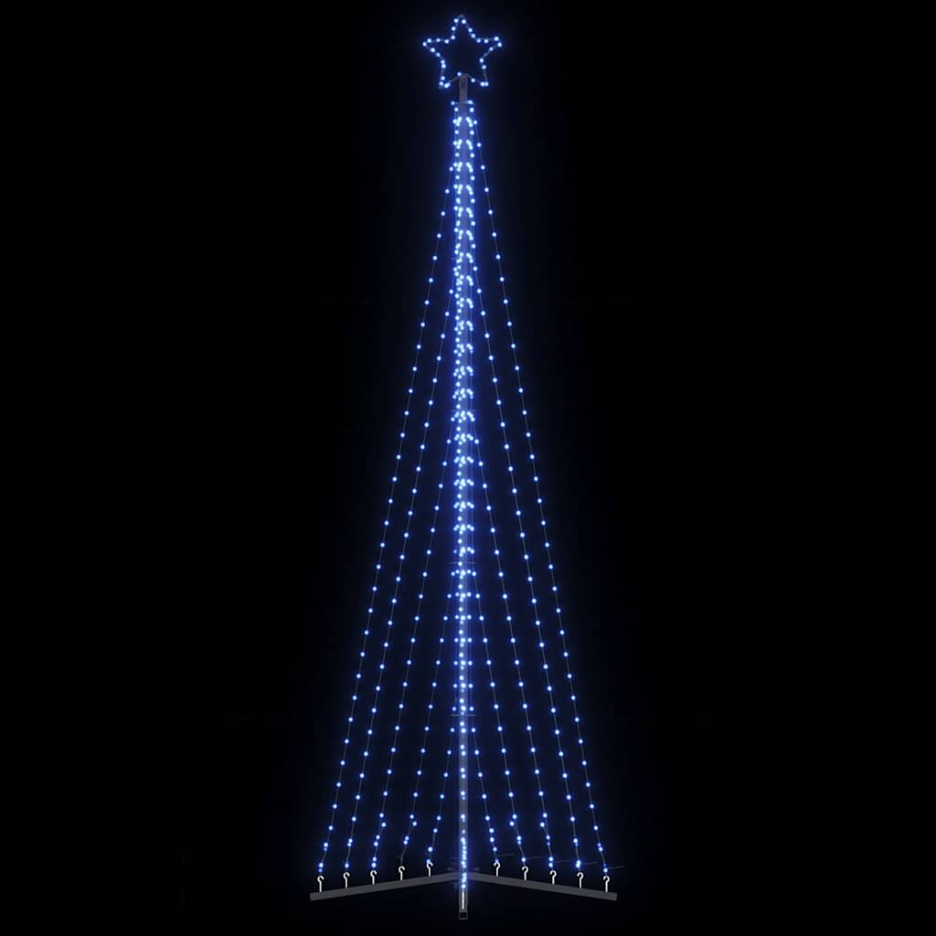 Kerstboomverlichting 495 Blauwe Led's 300,5 Cm