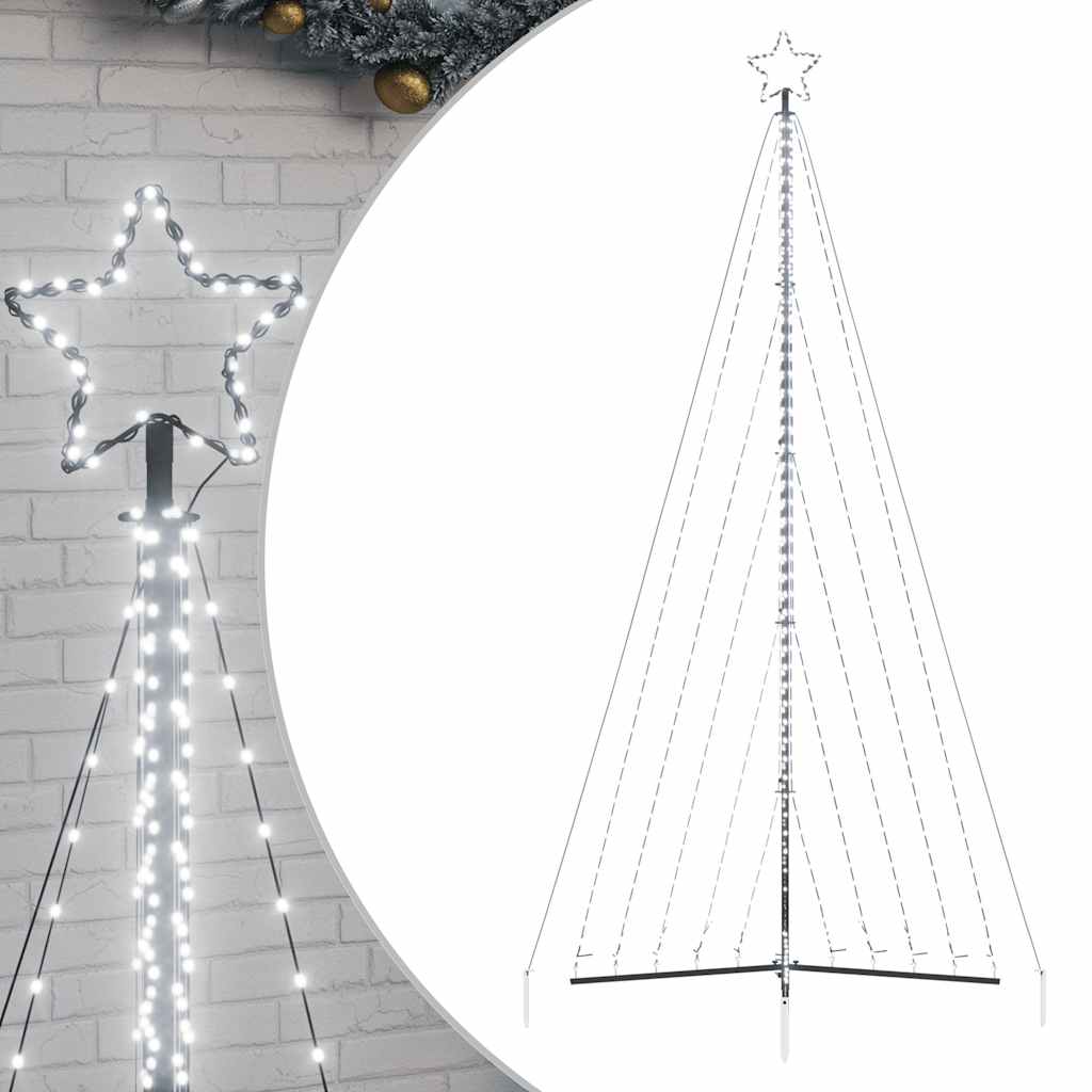 Kerstboomverlichting 570 Koudwitte Led's 399 Cm