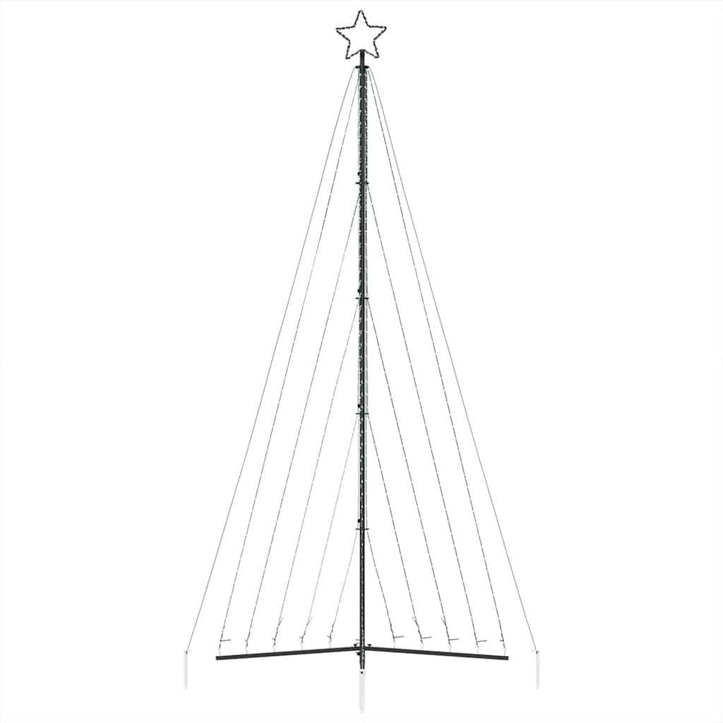 Kerstboomverlichting 570 Koudwitte Led's 399 Cm