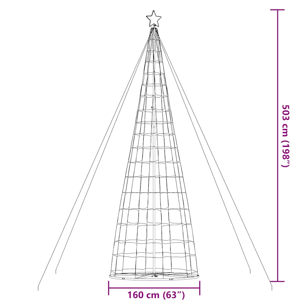 Lichtkegel 1534 Warmwitte Led's 503 Cm