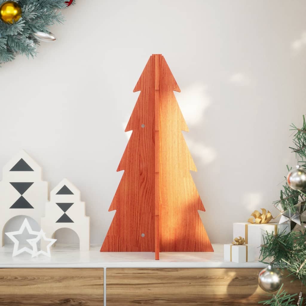 Kerstdecoratie Kerstboom Massief Grenenhout